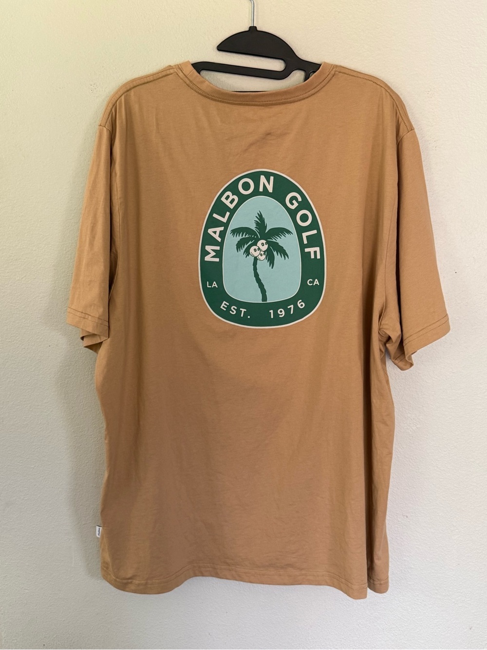Malbon Shirt Men’s XXL Palm Tree Graphic Cotton Tagless T-Shirt LA CA Est. 1976 - Picture 2 of 6